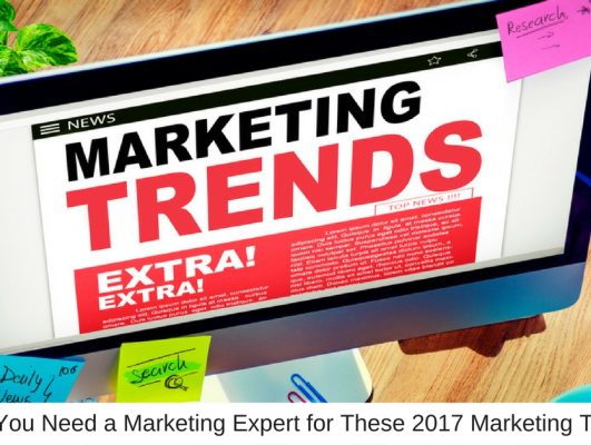 Why You Need a Marketing Expert for These 2017 Marketing Trends