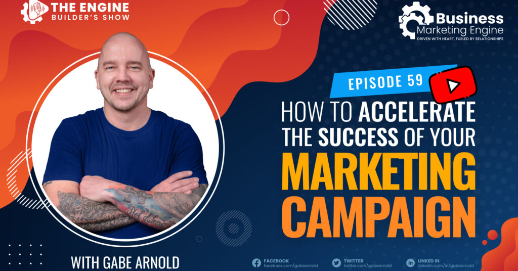 How to Accelerate The Success of Your Marketing Campaign – (Episode 59)