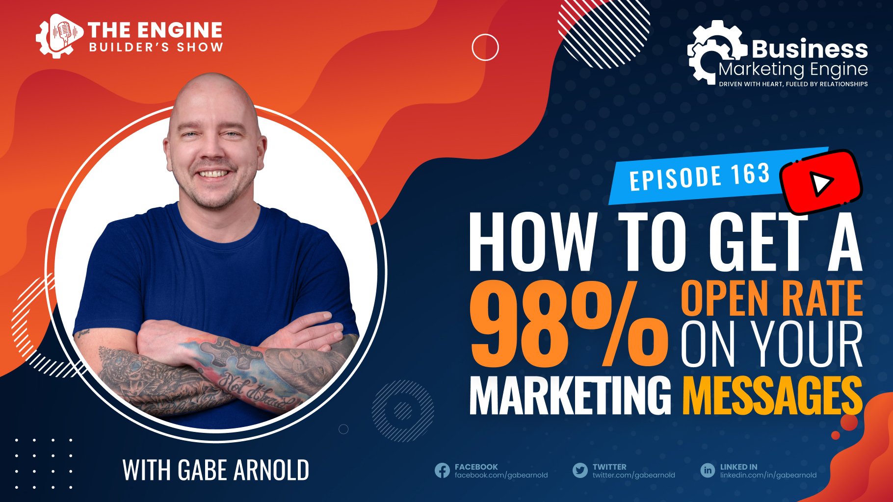 , How to Get a 98% Open Rate on Your Marketing Messages &#8211; (Episode 163), Business Marketing Engine