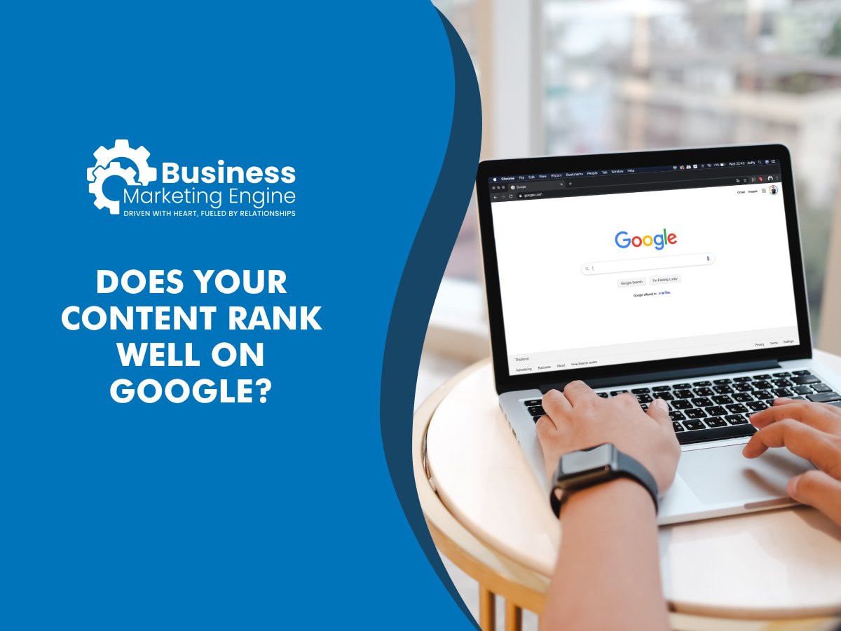 Does your content rank well on Google