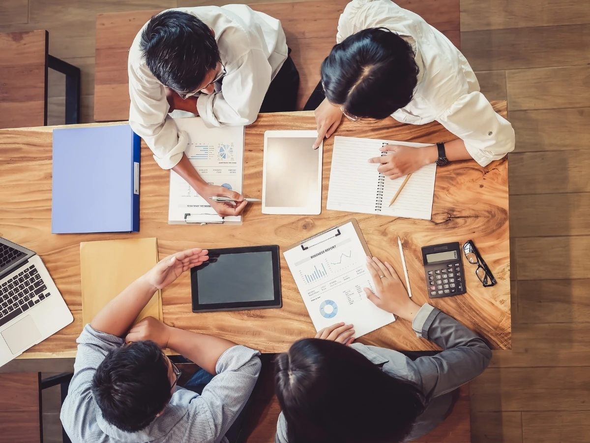 Marketing team building a scalable growth strategy