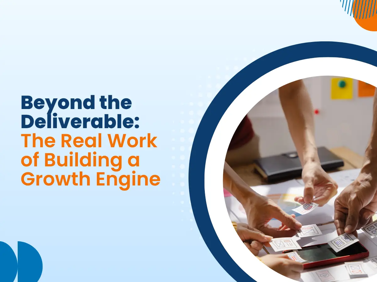 Marketing team building a strategic growth engine